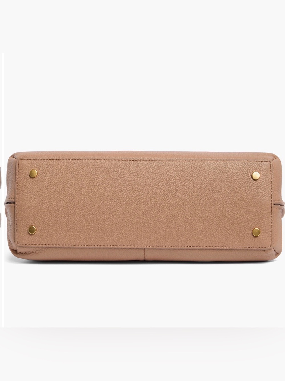 Vince Pebbled Dome Satchel - Beige Tan - Picture 6 of 10